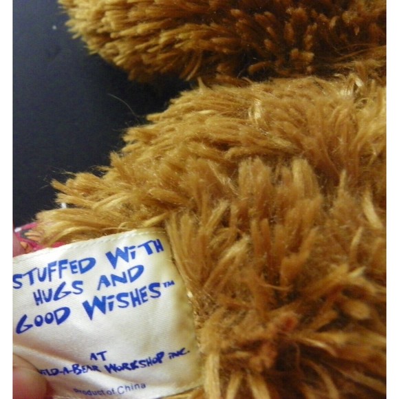 Build A‎ Bear Workshop Brown Teddy Bear Plush BABW Stuffed Animal - Picture 5 of 6